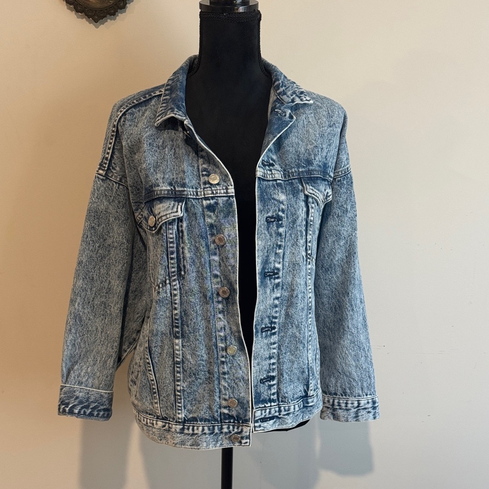 H&M Washed Denim Jean Jacket